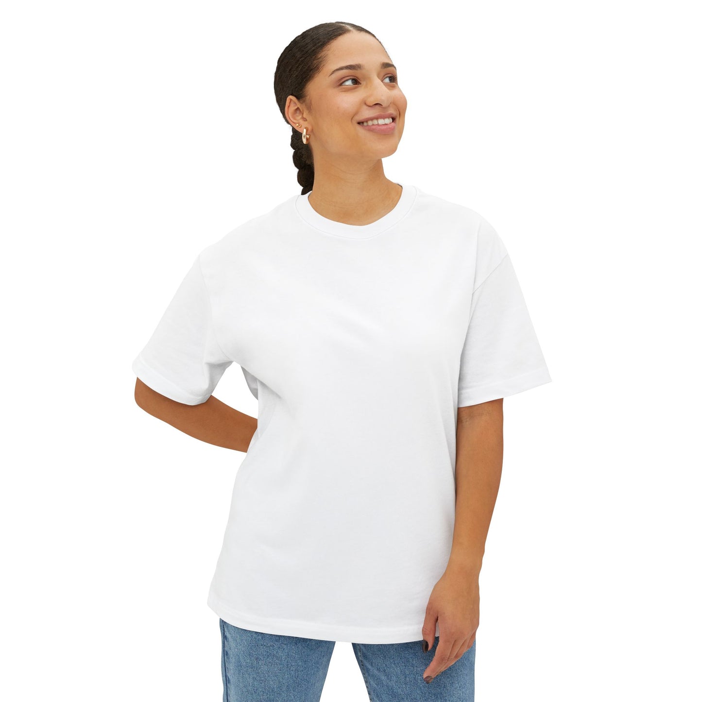 Unisex Oversized Boxy Tee: Bold Statement Tee, Casual Streetwear, Gift for Her, Comfortable Lounge Wear, Fun Graphic T-Shirt