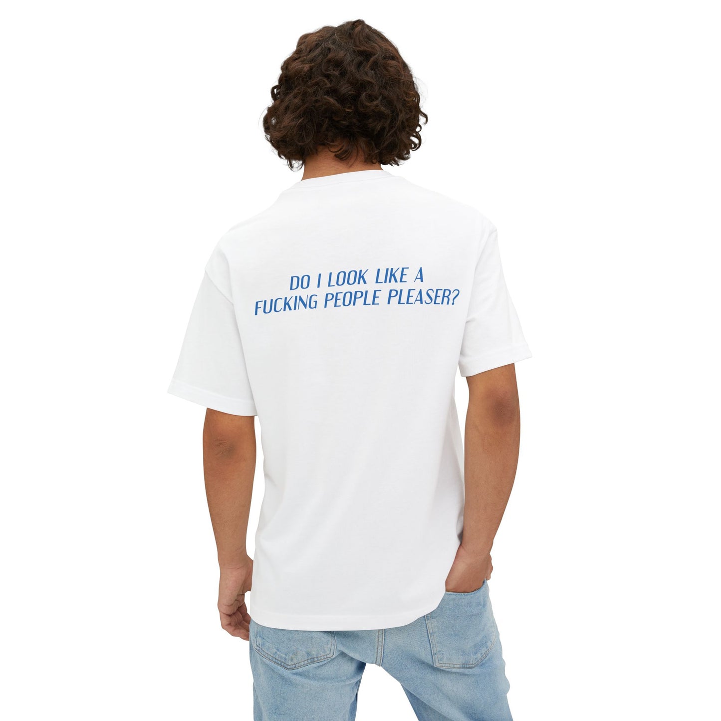 Unisex Oversized Boxy Tee: Bold Statement Tee, Casual Streetwear, Gift for Her, Comfortable Lounge Wear, Fun Graphic T-Shirt