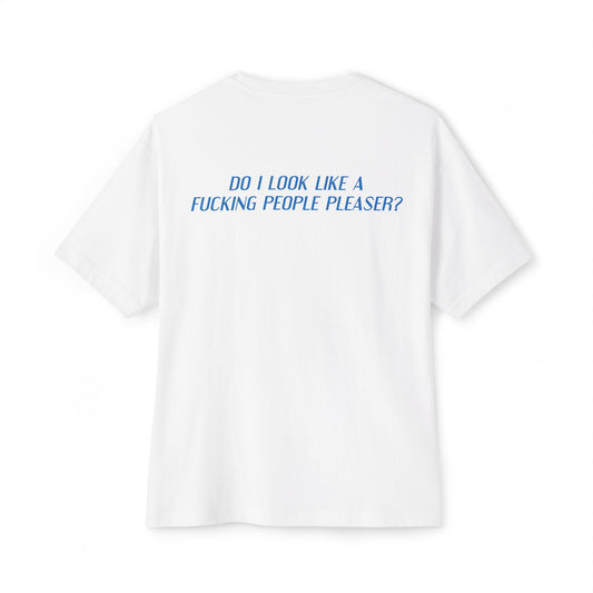 Unisex Oversized Boxy Tee: Bold Statement Tee, Casual Streetwear, Gift for Her, Comfortable Lounge Wear, Fun Graphic T-Shirt